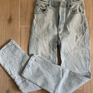 Abercrombie & Fitch Light Wash Straight Jeans